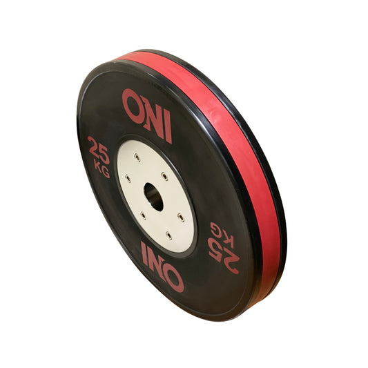 【予約販売】【期間限定SALE】ONI バンパープレート 25kg 20kg 15kg 10kg 2枚1セット 高精度 高耐久 IWF規格仕様 オリンピックシャフト仕様
